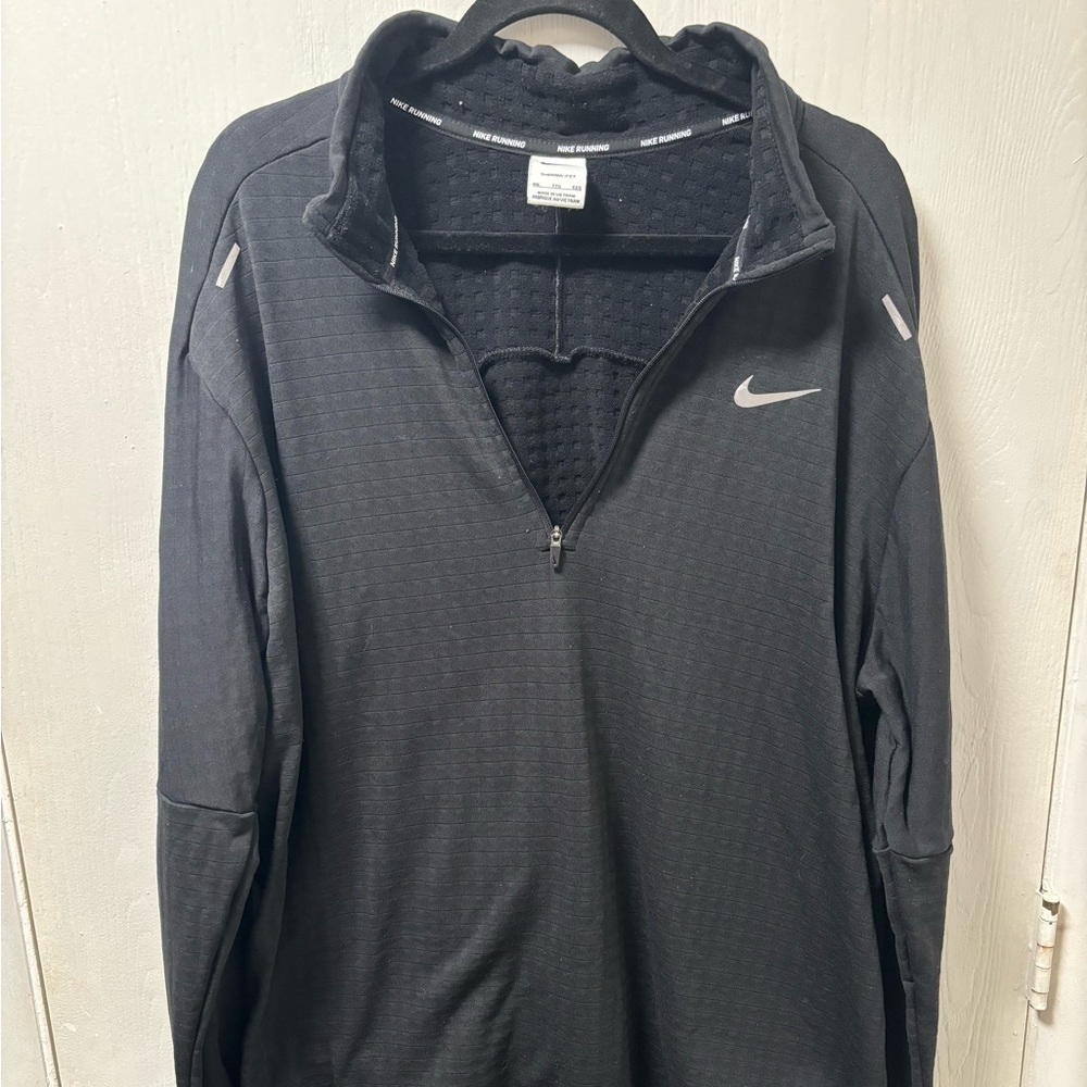 Thin running half zip
